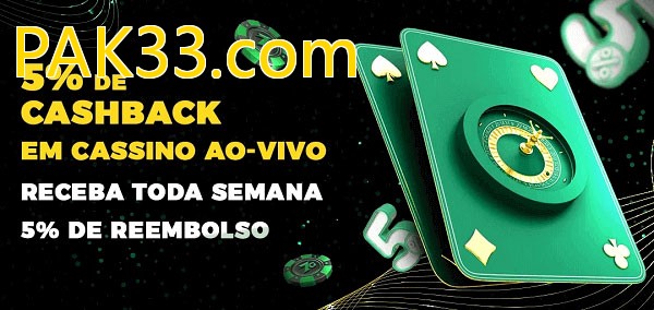 Promoções do cassino ao Vivo PAK33.com